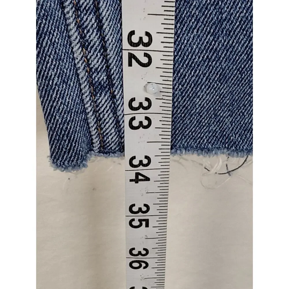 Hollister Cotton Blend Colorblock Mom Stretch Jeans Women Size W23 L25